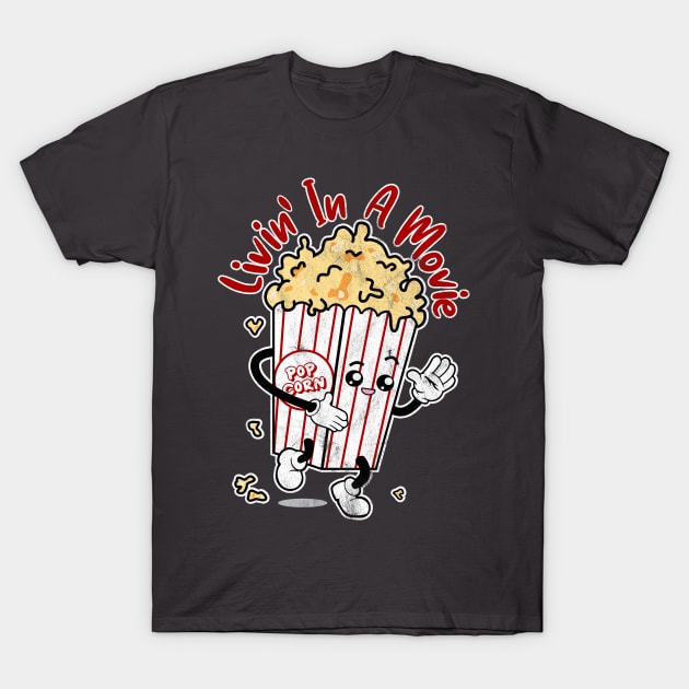 Living In A Movie T-Shirt by portraiteam